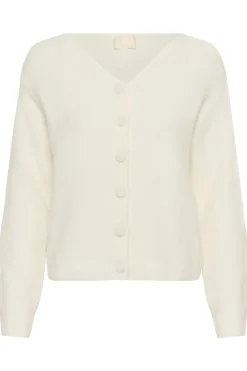 SLAnina VNeck Cardigan Broken White 111001 30408986