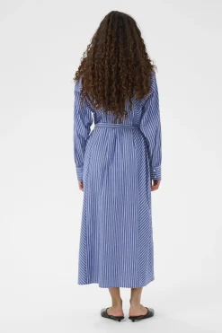 SLCalken Shirt Dress LS Nouvean Navy Stripe 304530 30408913