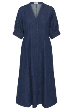 SLChaman Daria Dress Dark Blue Denim 301728 30408962