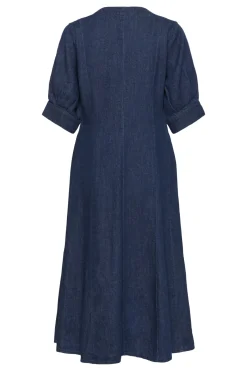 SLChaman Daria Dress Dark Blue Denim 301728 30408962