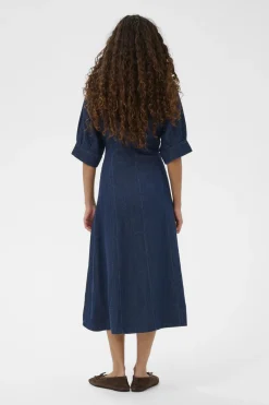 SLChaman Daria Dress Dark Blue Denim 301728 30408962