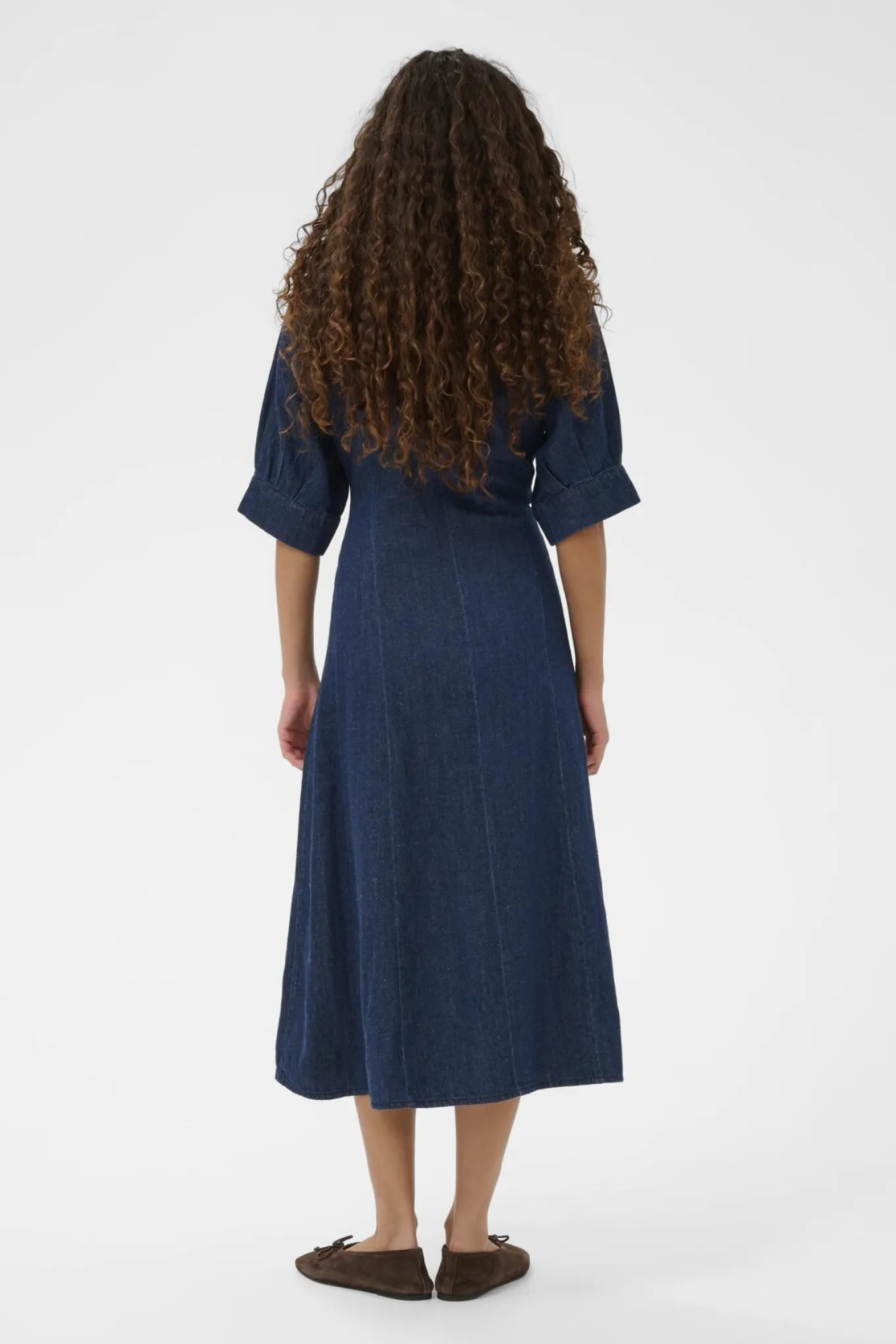 SLChaman Daria Dress Dark Blue Denim 301728 30408962