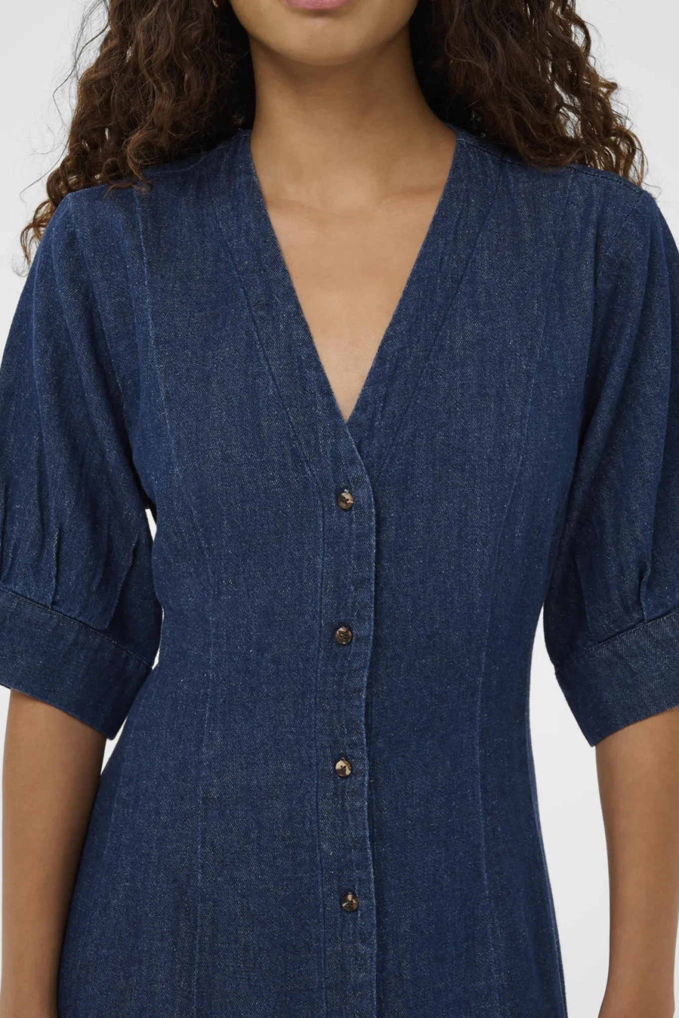 SLChaman Daria Dress Dark Blue Denim 301728 30408962
