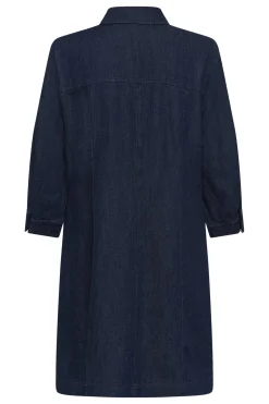 SLChaman Short Dress Dark Blue Denim 301728 30409131