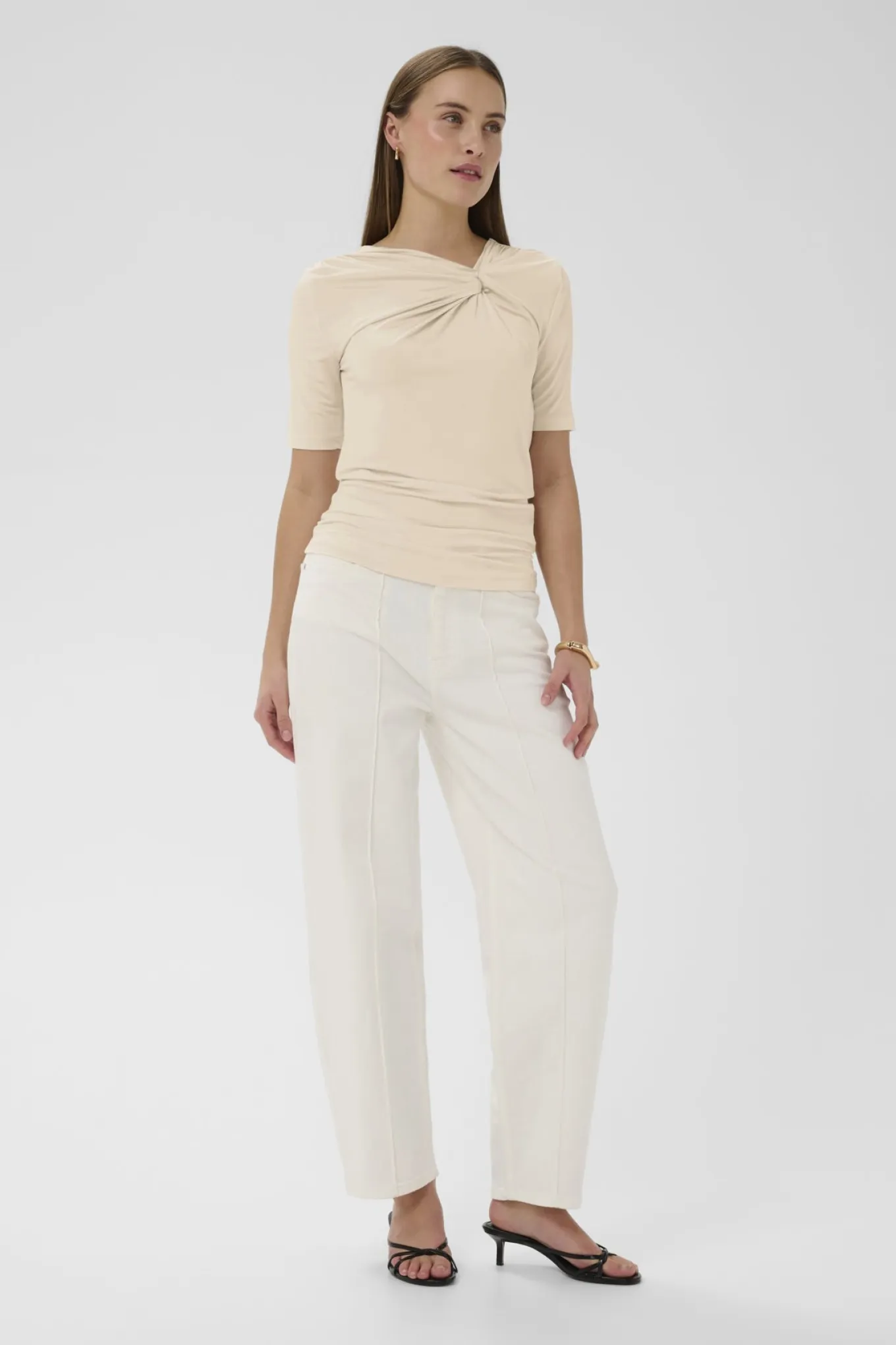 SLClara Bellina Tee Oatmeal 130401 30409051