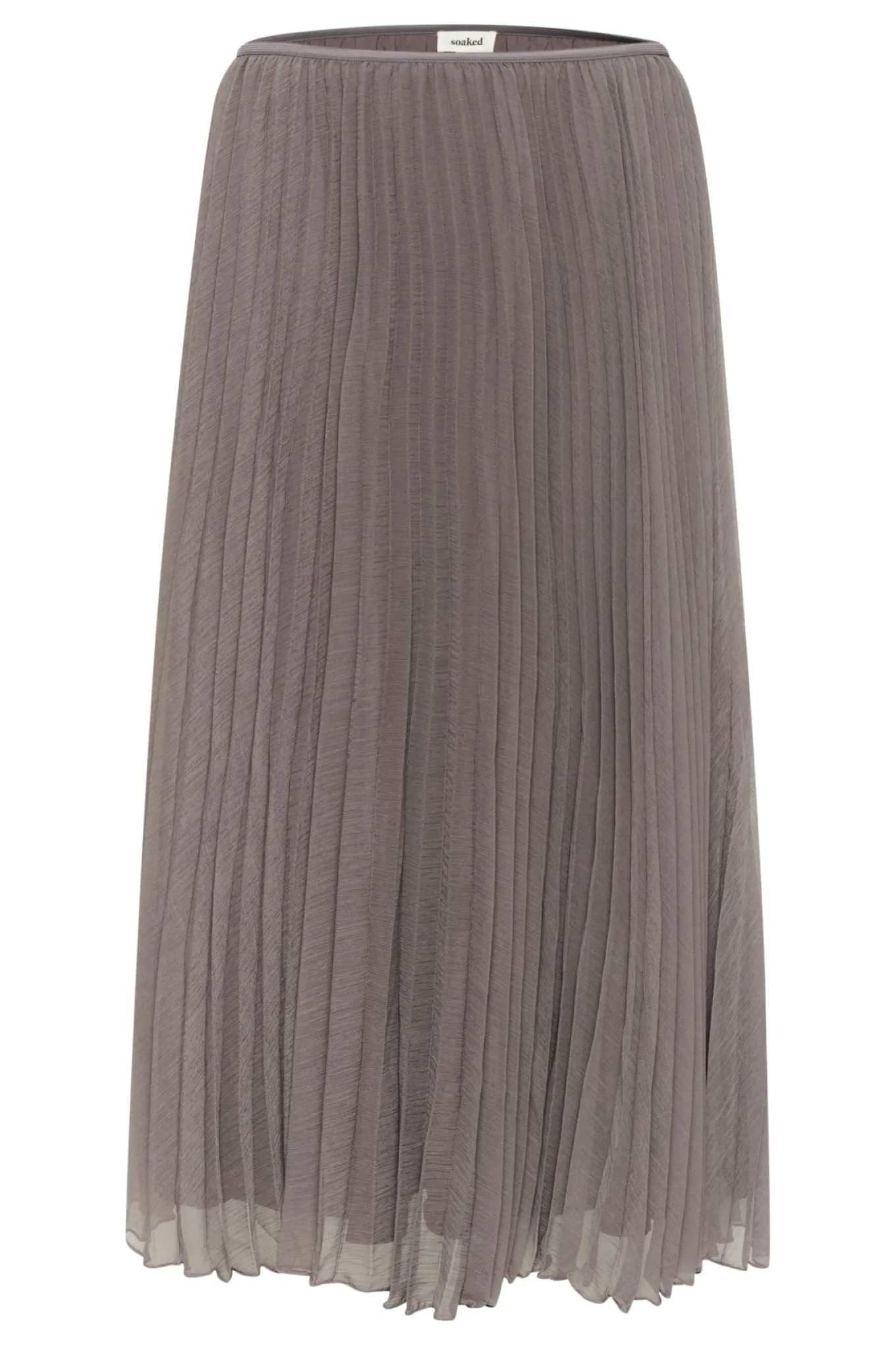 SLEvelina Pliss‚ Skirt DARK GULL GRAY 180403 30408017