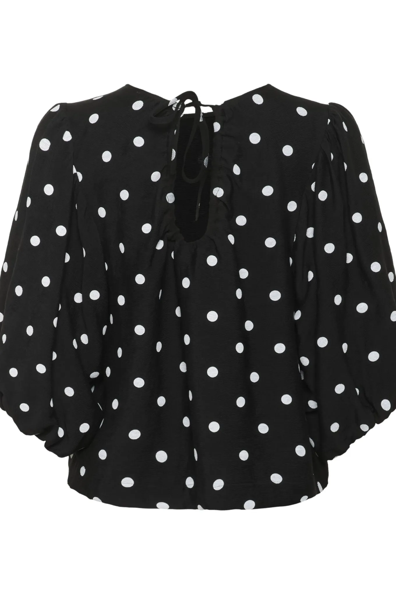 SLIdola Blouse SS Black and White Dots 304365 30408753
