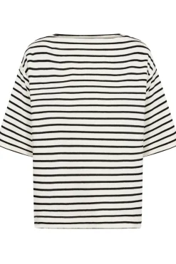 SLIngina Sweatshirt White and Black Stripe 30408068