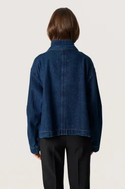 SLJannine Cade Jacket Dark Blue Denim 30407857