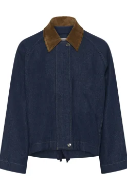 SLJannine Jacket Dark Blue Denim 301728 30409017