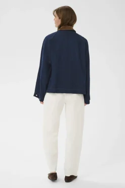 SLJannine Jacket Dark Blue Denim 301728 30409017