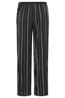 SLMarcela Printed Pants Black W White Stripes 304533 30408923