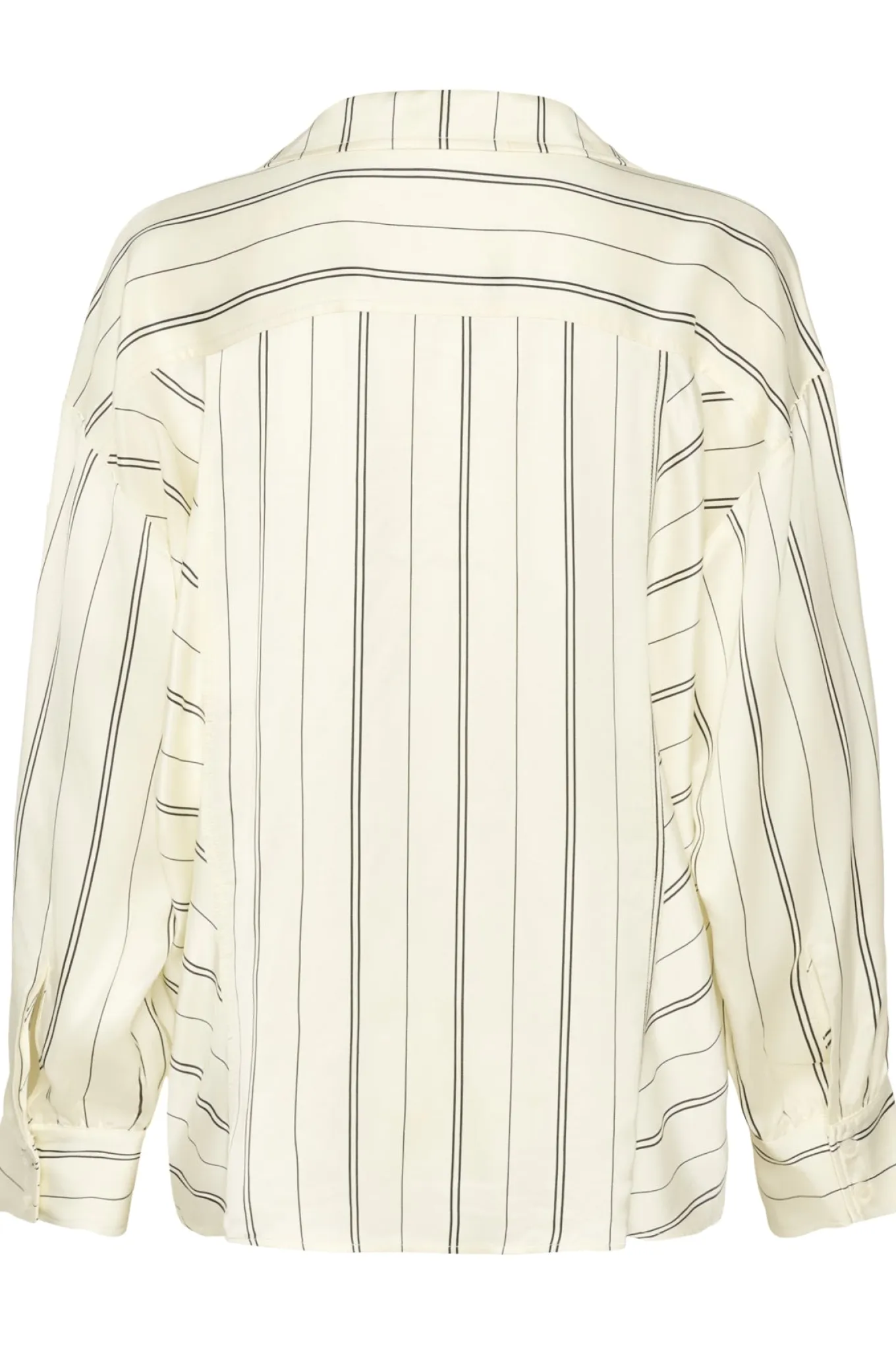 SLMarcela Printed Shirt White W Black Stripes 304534 30408904
