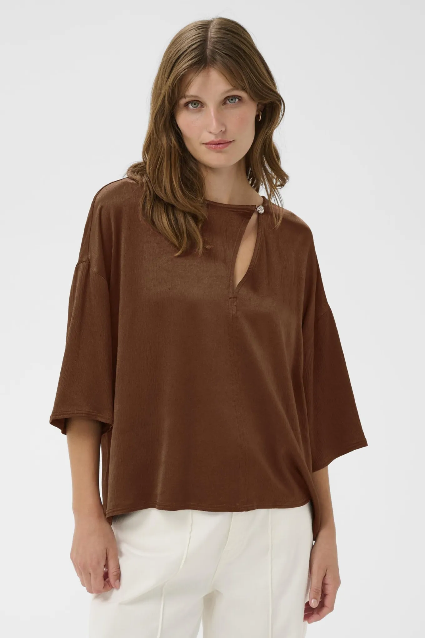 SLMirabella Blouse Cappuccino 191220 30408981