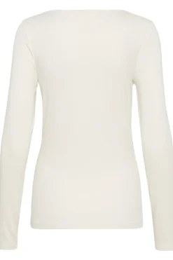 SLNaida VNeck Tee Broken White 111001 30408885