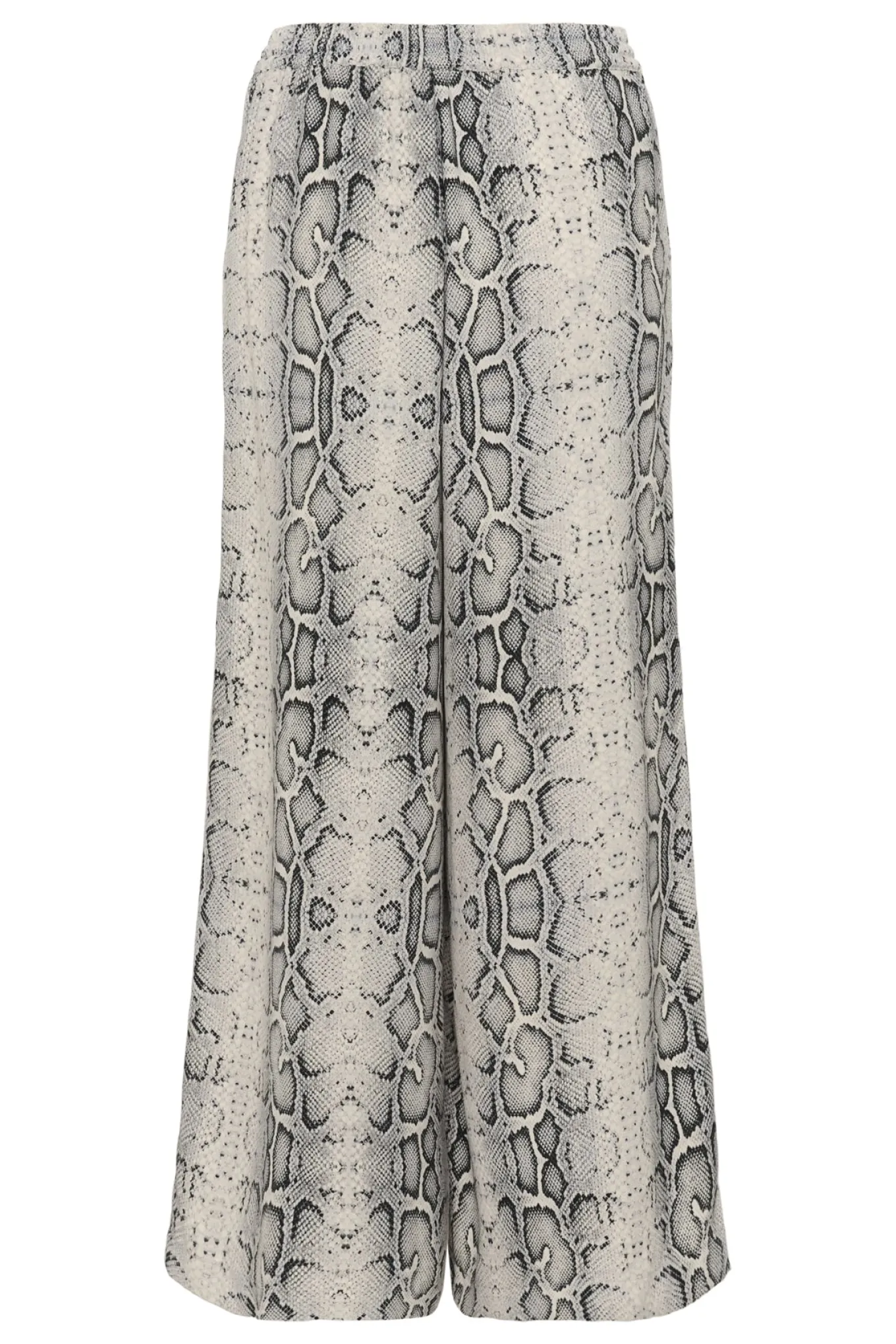 SLShirley Wide Printed Pants Grey Snake Print 30408449