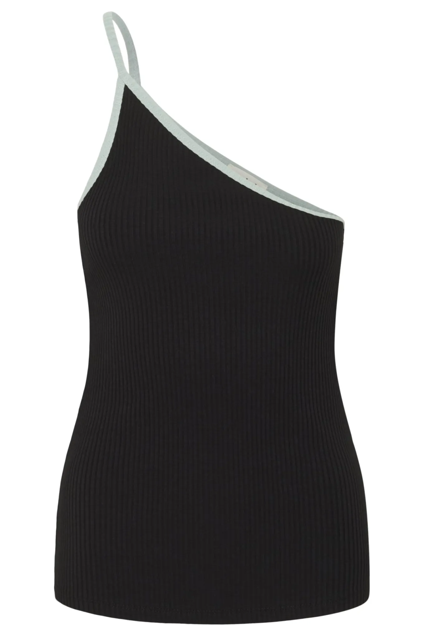 SLSimone Strap Top Black with Silver Blue 30407321