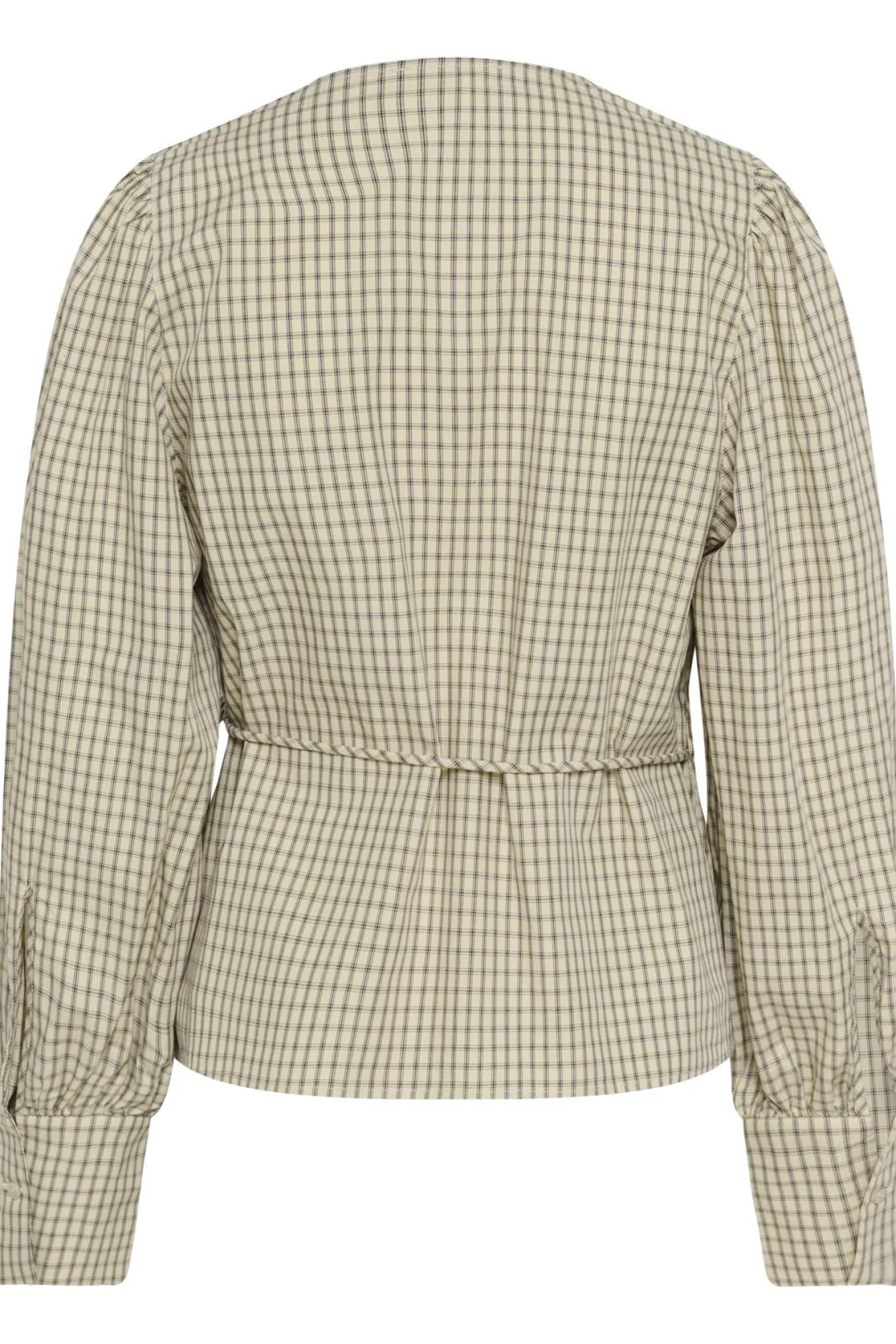 SLSivah Oriana Blouse Parchment Checks 304511 30408902