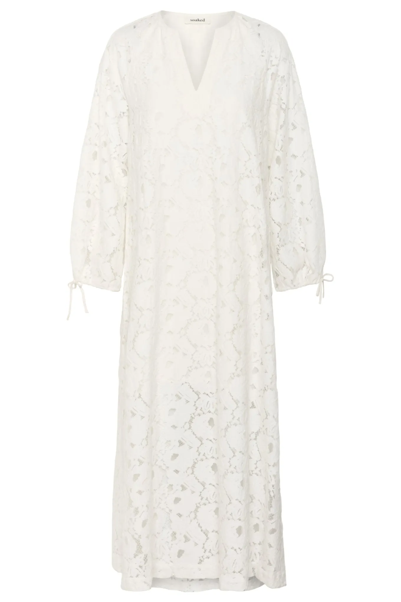 SLTaya Maxi Dress LS Broken White 30408672