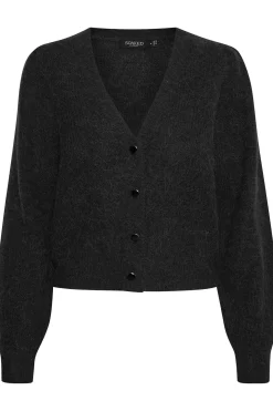 SLTuesday Puf Cardigan LS Black 30406251