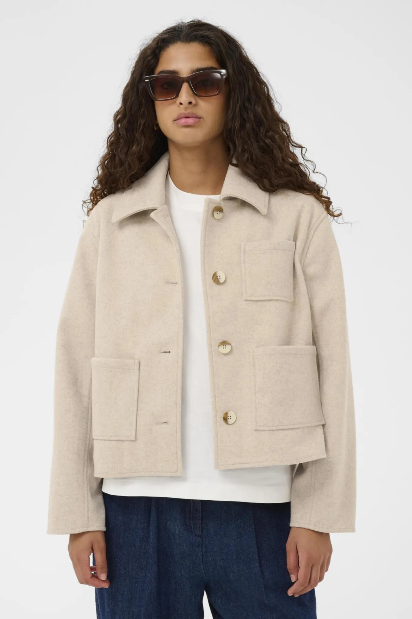 SLZephyr Jacket Doeskin Melange 1513081 30408573