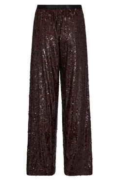 SophieCC Sequin Pant 145Dark Brown 31653