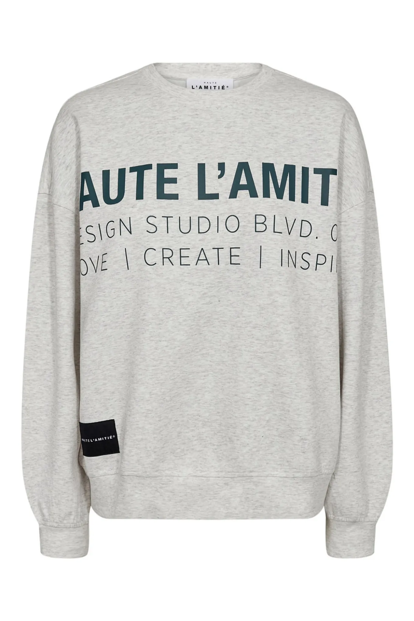 Studio Logo Sweat Pearl Melange HL10446