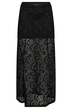 Summer Lace Tall Skirt Black HL10580