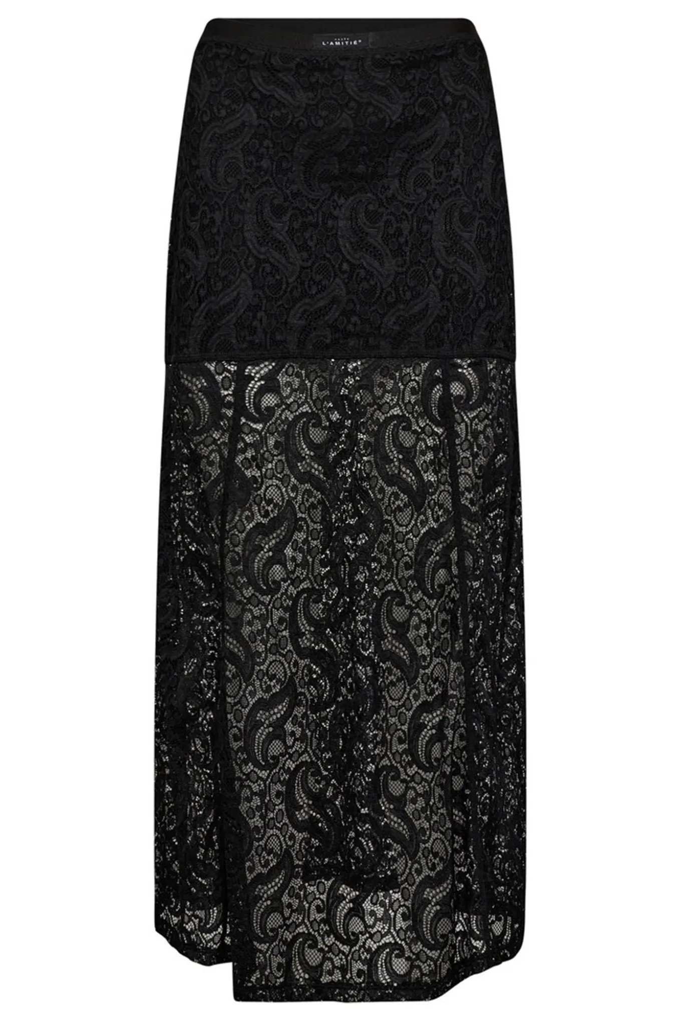 Summer Lace Tall Skirt Black HL10580