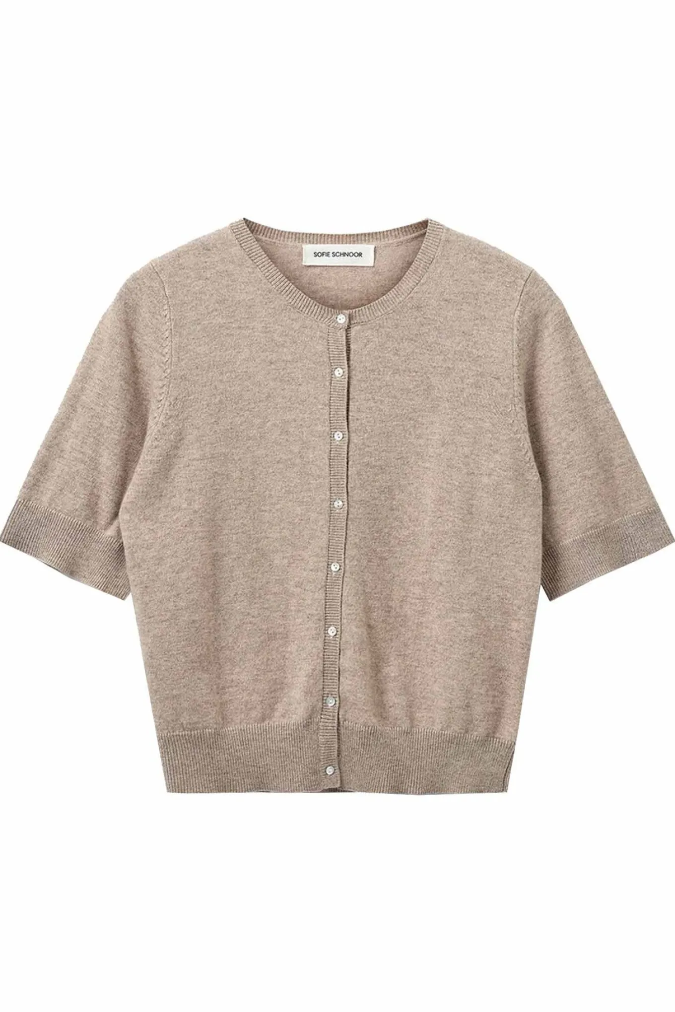 SUNASW CARDIGAN 7071 Brown melange SNOS544