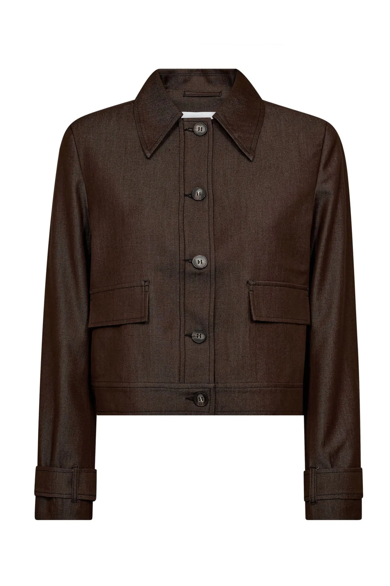 TerryCC Denim Jacket 145Dark Brown 30325