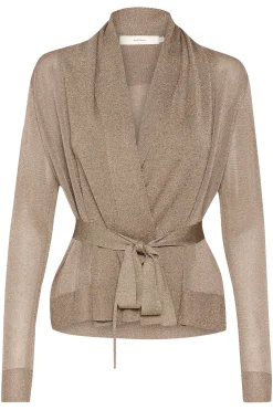 ThaniIW Short Cardigan Gold 30110084