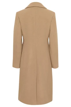 ThoraIW Lapel Coat R Tobacco Brown 30110808