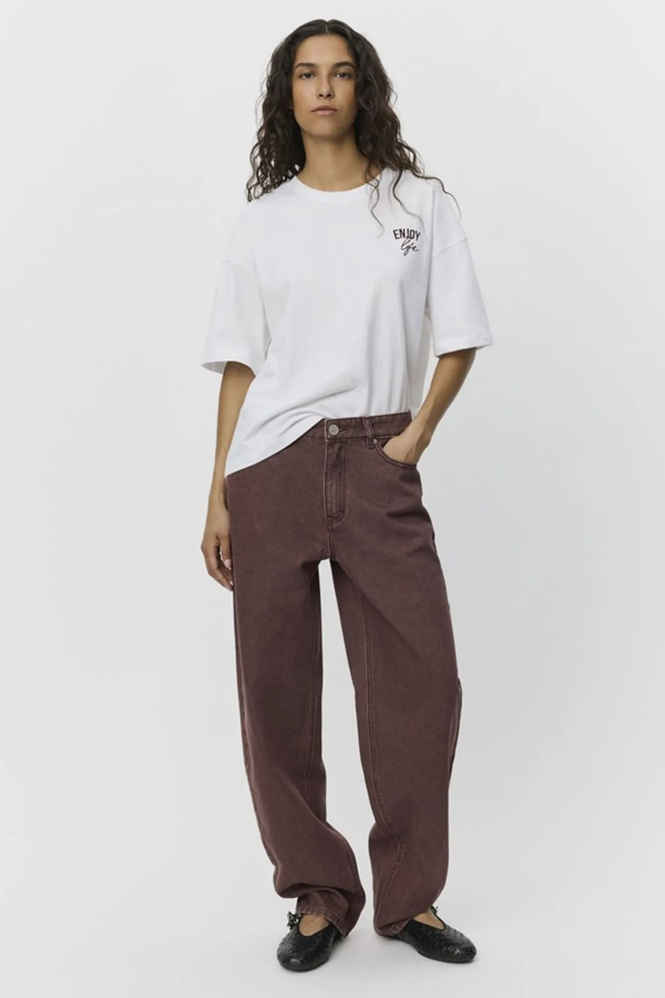 TOKYOSW JEANS 4067 Burgundy S253420