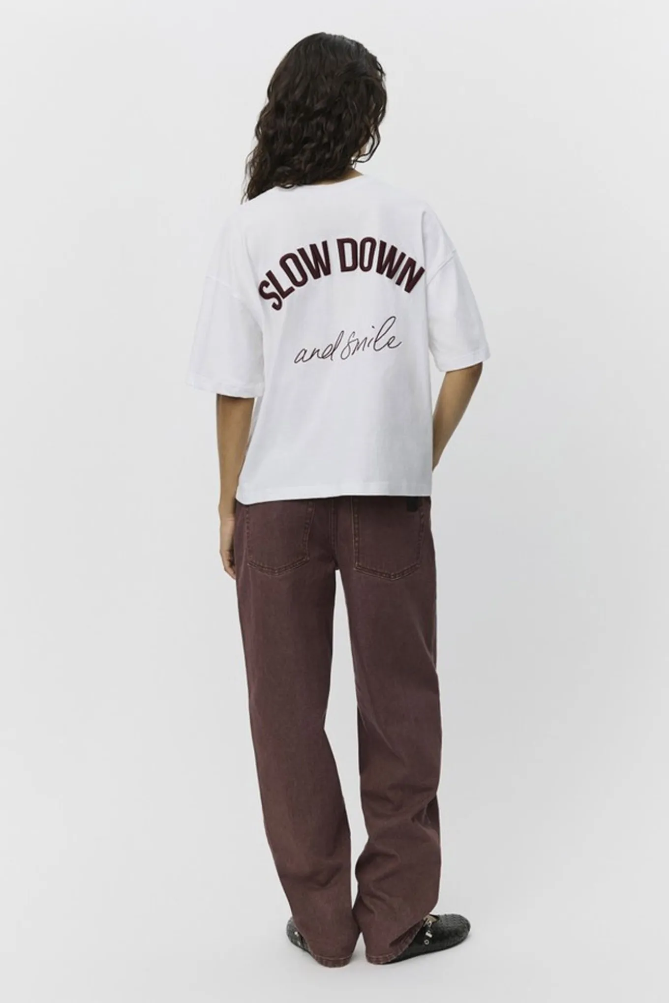 TOKYOSW JEANS 4067 Burgundy S253420