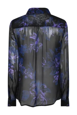 TrilobaBBCori Shirt Purple Flower BBW4759
