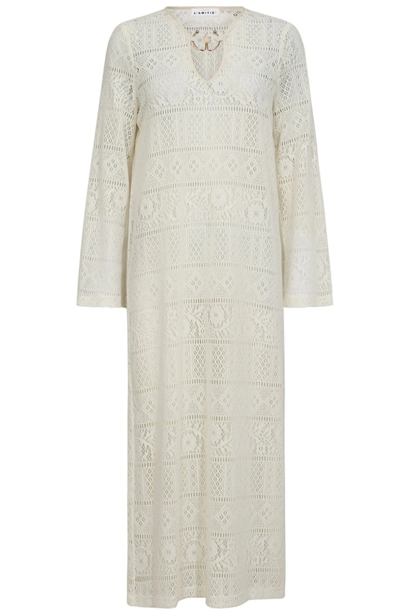 Utopia Lace LS Buckle Dress OffWhite HL10081