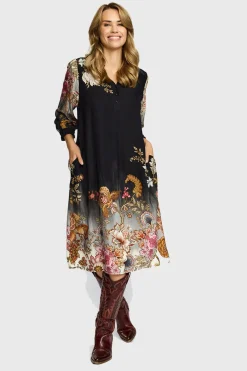 Valmas BLACK FLOWERS 1021423