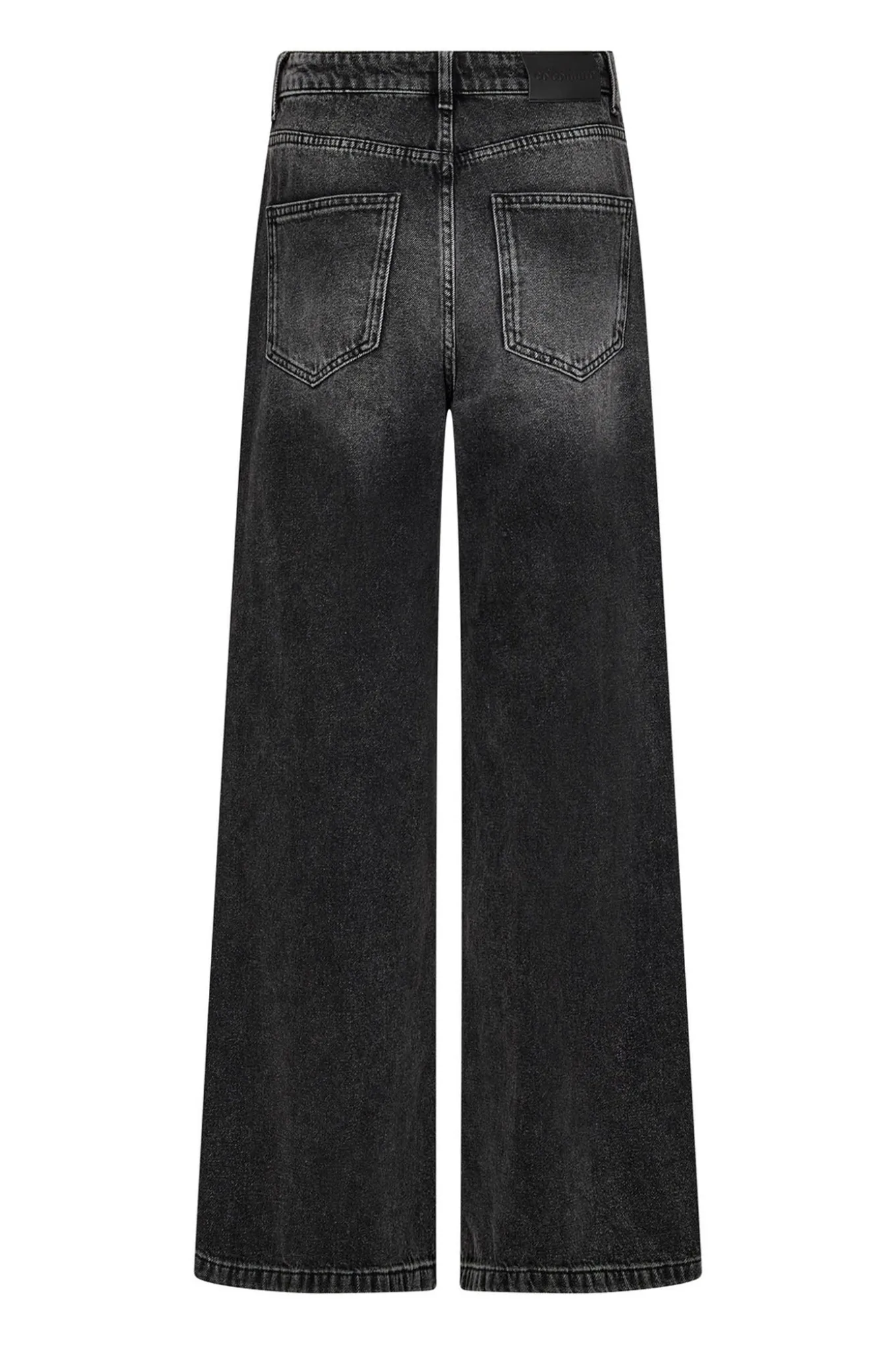 VickyCC Stud Wide LL Jeans 96Black 31639