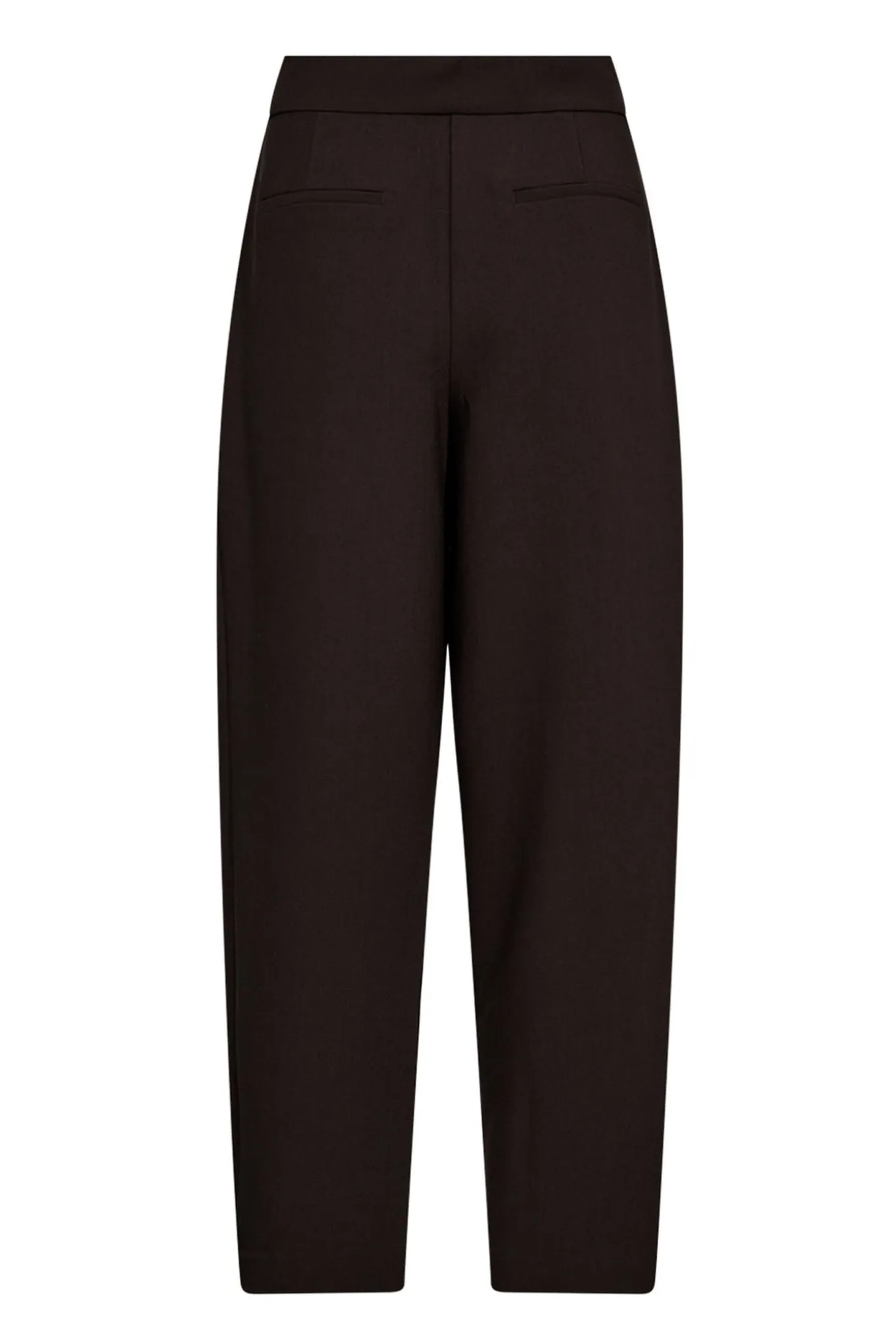 VolaCC Carrot Pleat LL Pant 145Dark Brown 31561