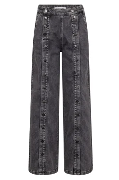 WillaCC Button LL Jeans 96Black 41006