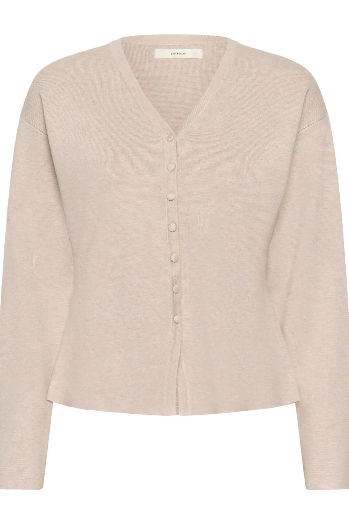 YenahIW Fitted Cardigan Haze Melange 1304031 30111125