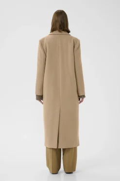 YunahIW Long Coat Tobacco Brown 30110610