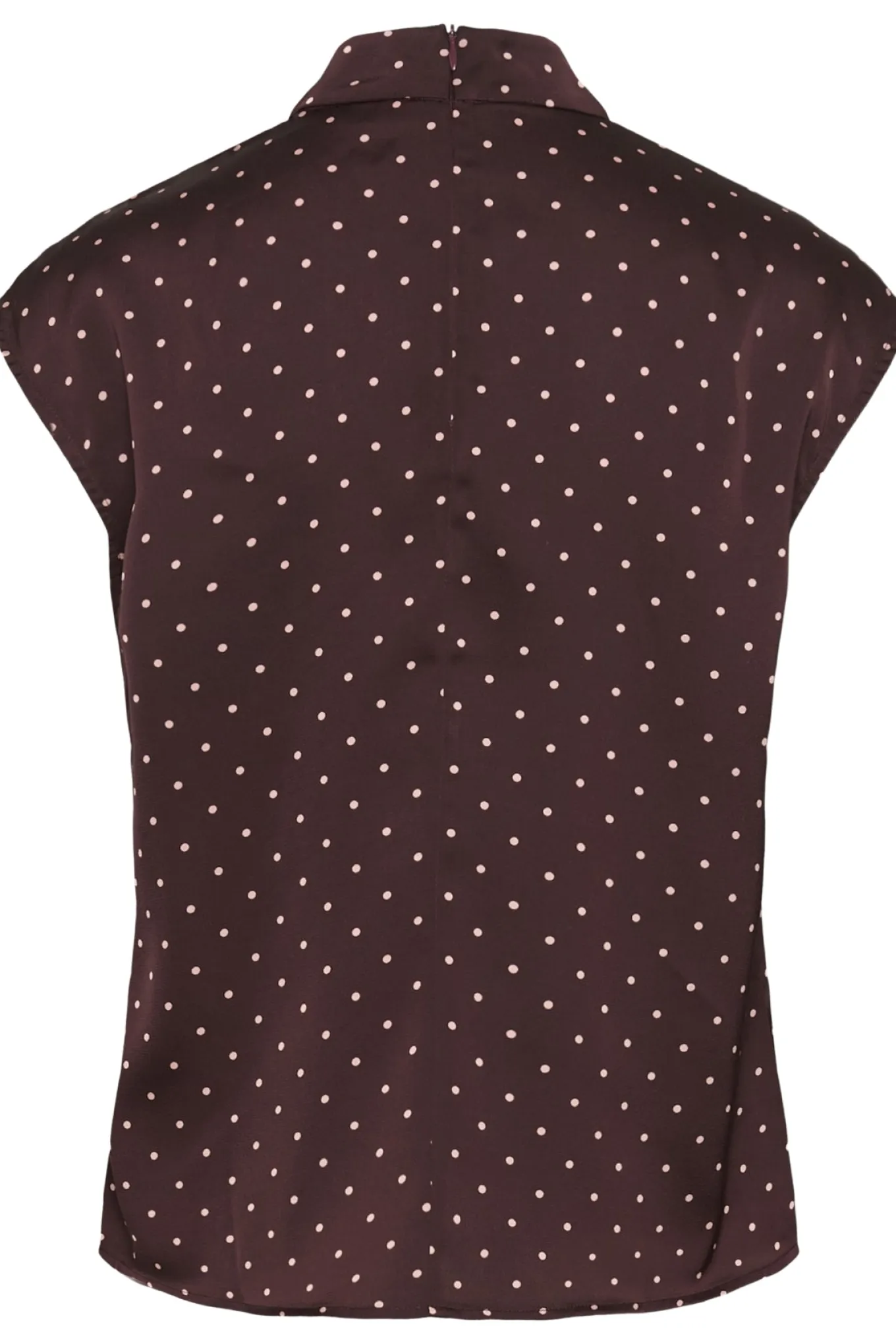 ZaniaIW Blouse Brown Bordeaux Small Dot 305 30111246