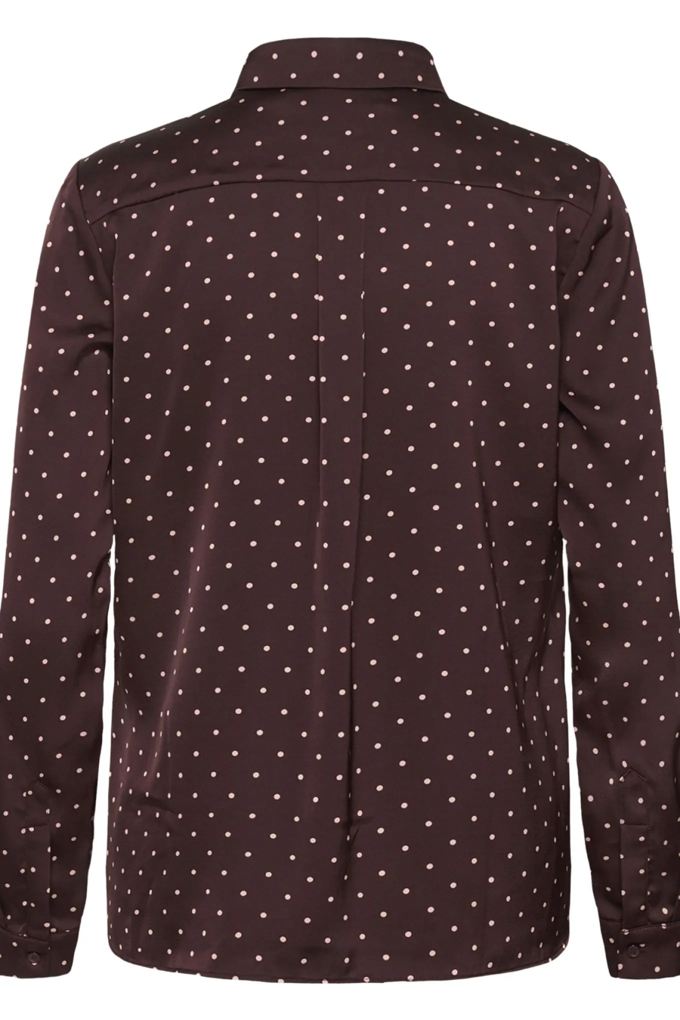 ZaniaIW Shirt Brown Bordeaux Small Dot 305 30111251